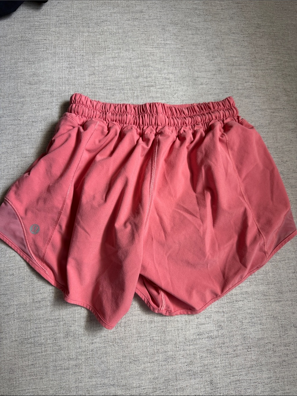 lululemon Hotty Hots Coral Pink Athletic Shorts High Rise 2.5” inseam